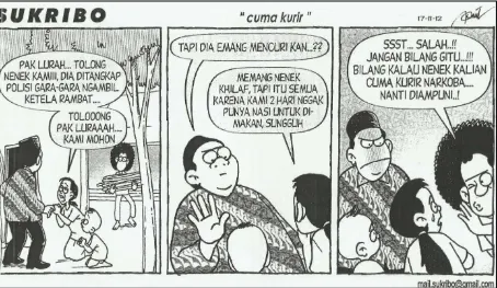 Gambar 2. Kartun Sukribo edisi 18 November 2012.