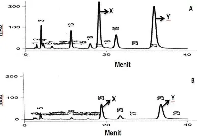 Gambar 3. Reaksi biokonversi genistein-daidzein-6,7,4 trihidroksi isoflavon       (Agustina, 2005) 