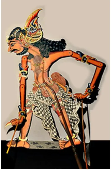 Gambar 2 Rupa Wayang “George Bush”  (Flickr, Museum of International Folk Art) 