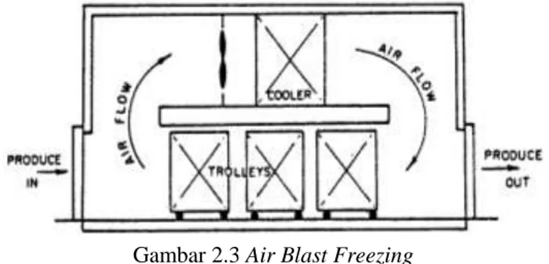 Gambar 2.3 Air Blast Freezing 