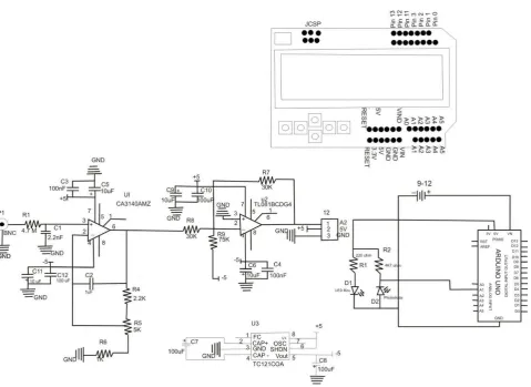 Gambar 2. Skema rangkaian elektronika  