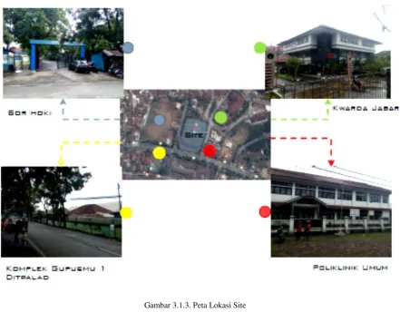 Gambar 3.1.3. Peta Lokasi Site  