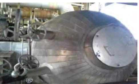 Gambar 2.5  Steam Drum pada Boiler Unit 3 PT. PJB UP Gresik  (sumber : PT. PJB UP Gresik) 