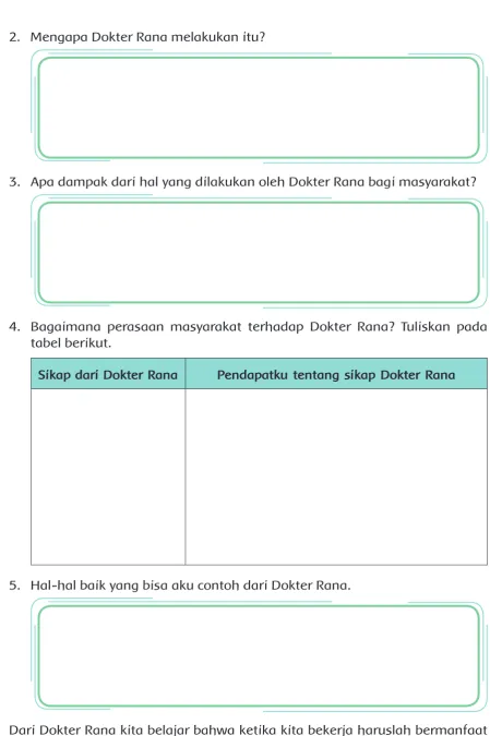 tabel berikut.