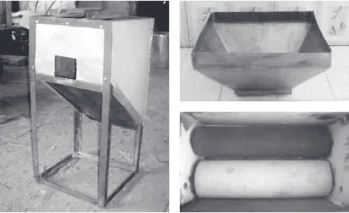 Gambar 2. Bagian mesin Pengupas kulit ari kacang