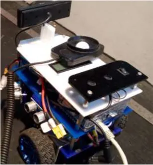 Gambar 6. Sistem robot KRPAI beroda yang telah dipadukan 