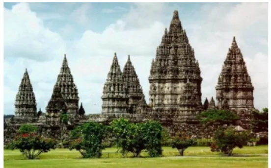 Gambar 2.1 Candi Prambanan – Indonesia  salah satu struktur yang menggunakan 