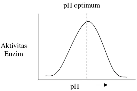 Gambar 3. Hubungan pH dengan aktivitas (Shahib, 2005)