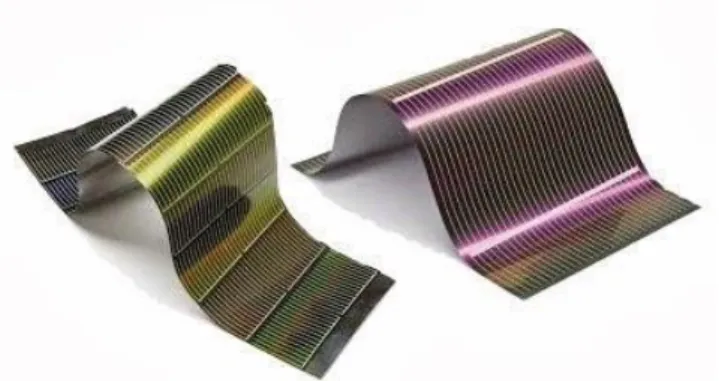Gambar 2.5 Panel Surya Thin Film Solar Cell  (Sumber:http://sanfordlegenda.blogspot.co.id/2013/10/Solar-cells-Jenis-jenis-  selsurya.html) 