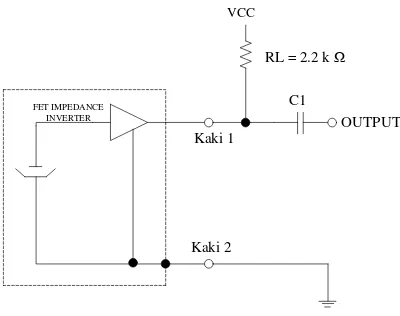 Gambar 3. Rancangan Microphone Condenser Anti Air  