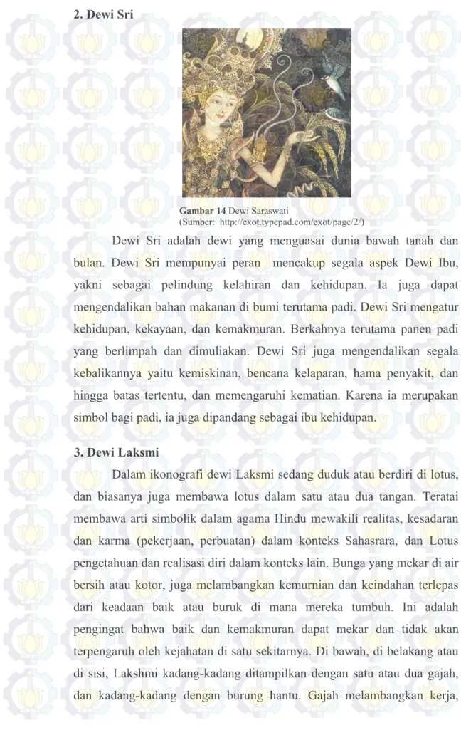 Gambar 14 Dewi Saraswati 