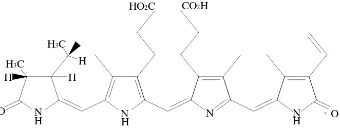Gambar 3. Struktur kimia dari fitokrom