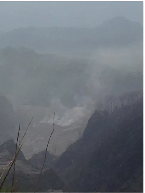 Gambar 1. Letusan Sekunder Gunung Kelud