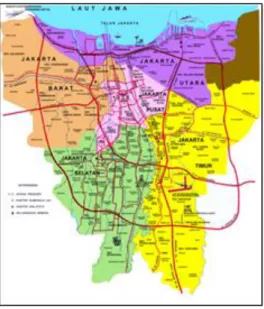 Tabel VIII.1 Program Ruang Gambar 6.1. Peta DKI Jakarta 