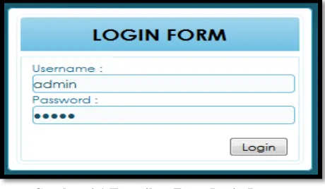 Gambar 4.1 Tampilan Form Login Program 