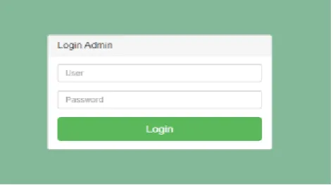 Gambar 3. Implementasi Form Login 