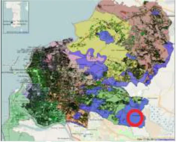 Gambar 4.2. Lokasi Penelitian di dalam Peta Kota Makassar 