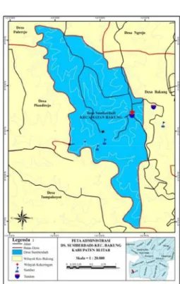 Gambar 1. Lokasi Desa Sumberdadi  Sumber:  Badan Perencanaan Nasional 