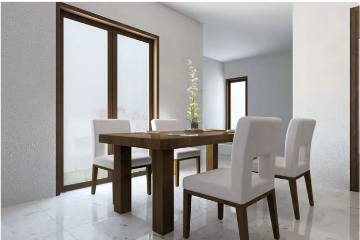 Gambar interior ruang makan 