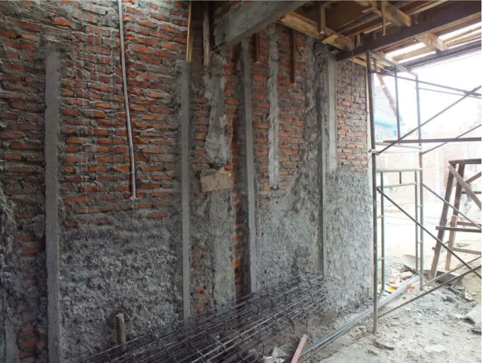 Gambar dinding lantai dasar 