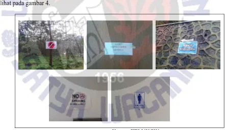 Gambar 4. Sign system Kantor FTI UKSW  