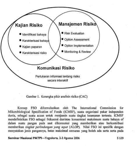 Gambar I. Kerangka pikir analisis risiko (CAC) 