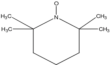 Gambar 2.2. Rumus Struktur Dasar TEMPO (Lebedev, 1960). 