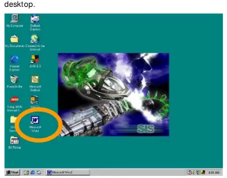 Gambar 40. Pengoperasian Software Lewat Desktop