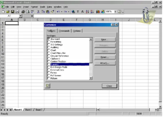 Gambar 30. Tampilan Microsoft Excel sesuai Default