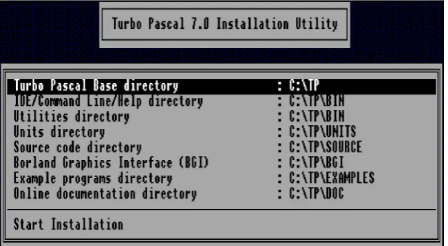 Gambar 4. Mengarahkan Folder Turbo Pascal