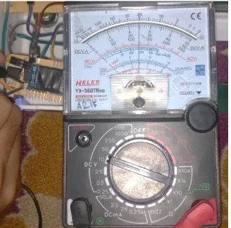gambar 2.Pengujian Voltage Board Minimum System. 