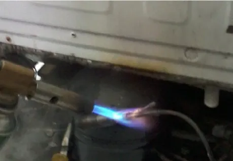 Gambar 5. Pemeriksaan Filter Dryer 