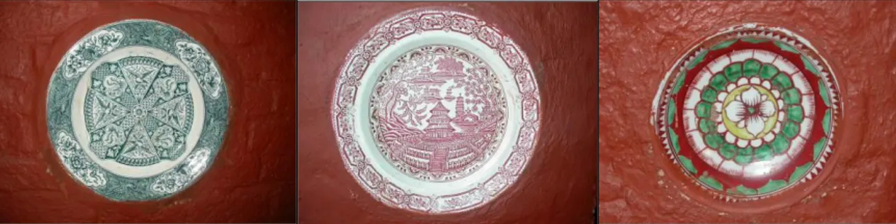 Gambar 11. Makam Sunan Gunung Jati: keramik  non cerita  Belanda, Jepang, buatan Cina abad 19—20 