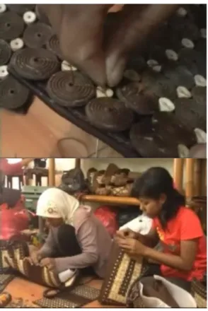 Gambar 4. Tahap Penjahitan 