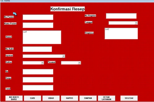 Gambar 4.2 Konfirmasi Resep