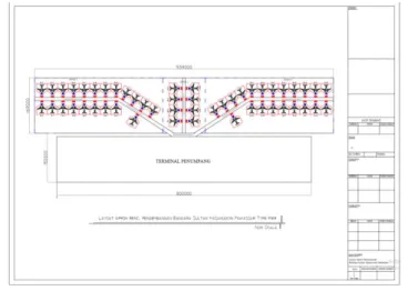 Gambar 3. Terminal design concept type pier 