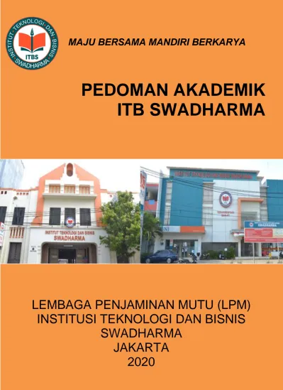 Pedoman Akademik Itb Swadharma