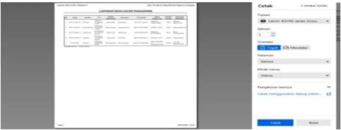 Gambar 4.3 Form Grafik sebaran 