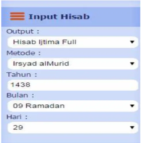 Gambar 3.4 : Input Lokasi 