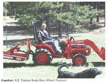 Gambar 2. Traktor dengan Roda ban