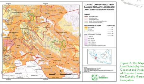 Figure 2. The Map of Land Suitability for 