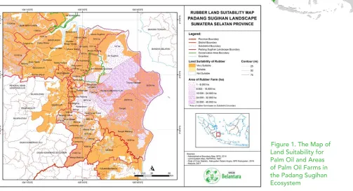 Figure 1. The Map of Land Suitability for 