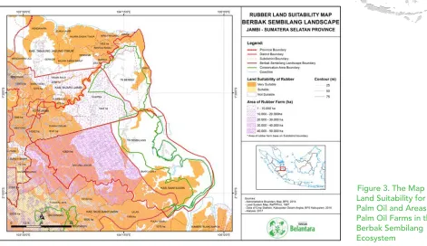 Figure 3. The Map of Land Suitability for 