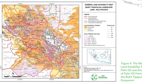 Figure 4. The Map of Land Suitability for 