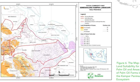 Figure 6. The Map of Land Suitability for 