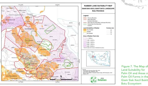 Figure 7. The Map of Land Suitability for 
