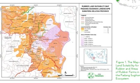Figure 1. The Map of Land Suitability for 