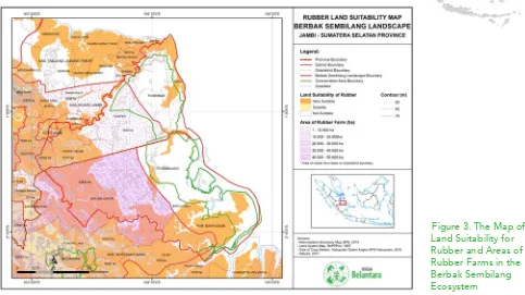Figure 3. The Map of Land Suitability for 