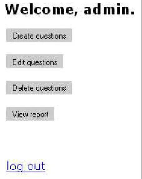 Gambar 4.4 Form Questions Management. 