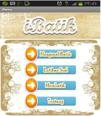 Gambar 1.Screen Menu 